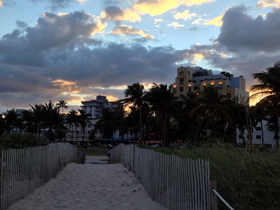 Art Deco Buildings on Ocean Drive