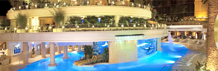 hotel pool in Las Vegas