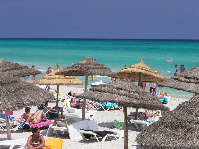 the color of water in Tunisia