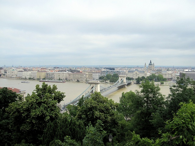 view of Pest from Buda
