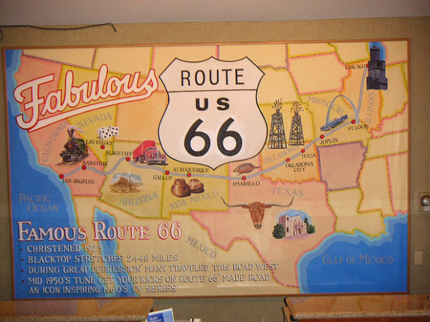 route 66 graphic