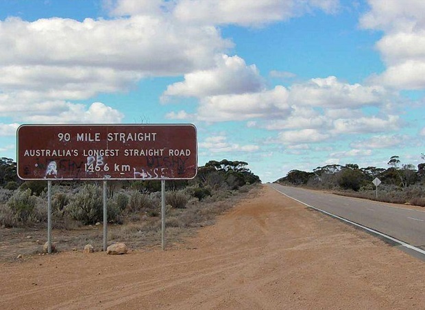 90 mile straight - Australian road trip
