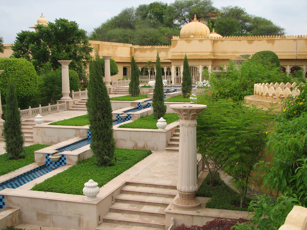 This fabulous hotel in India is an example of what awaits you on exotic luxury breaks around the world ...  photo by CC user mckaysavage on Flickr 