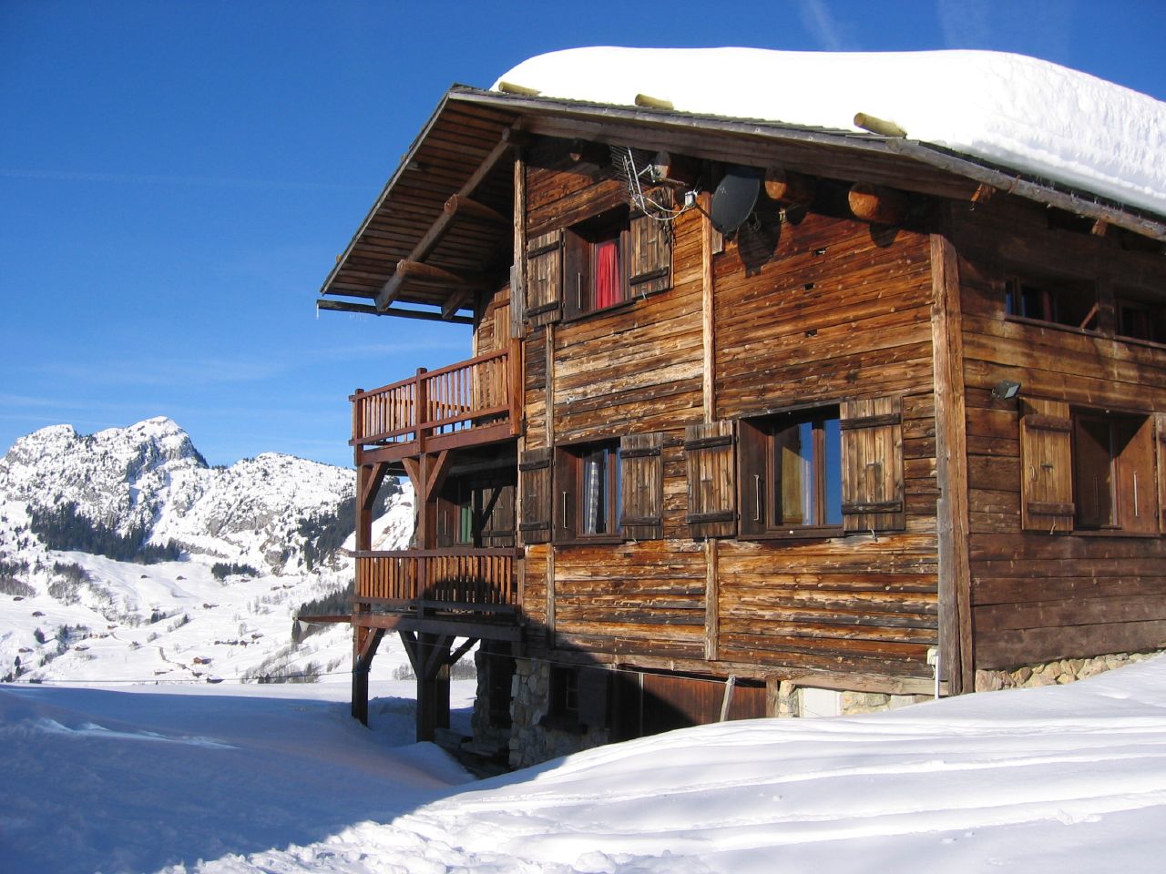 One of the best places to take winter European breaks is at an old style ski chalet in the French Alps ... photo by CC user timackroyd on Flickr 