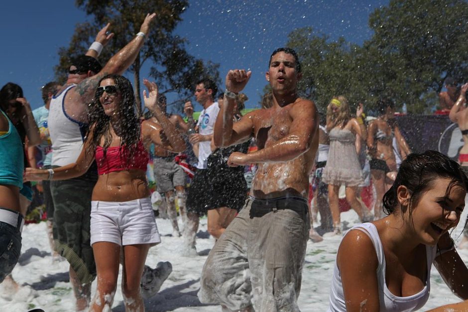 A foam party is just one of many Ways to Party Like There's No Tomorrow
