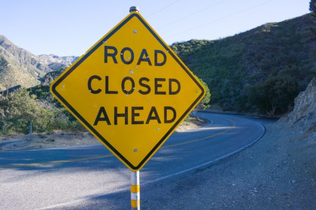 road-warning-sign - Top Spot Travel